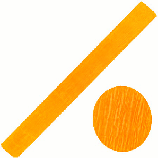 Бумага крепированная ' KWELT ' 50*250см 80гр одноцветная оранжевая