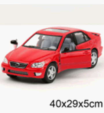 Машина металл. инерц. lexus is300 открыв.двери, цвет в ассорт. в дисплее Kinsmart уп-12шт в кор2*6уп