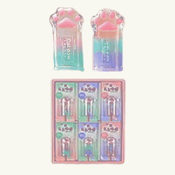 Точилка 'Стеклянная коллекция лапка', 3 цвета градиент в ассортименте, в шоубоксе, 77651 Точилка 'Стеклянная коллекция лапка', 3 цвета градиент в ассортименте, в шоубоксе