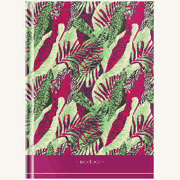 Бизнес-блокнот А4, 80л., OfficeSpace 'Стиль. Tropical pattern', матовая ламинация