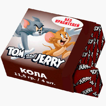 Жевательная конфета Tom&Jerry, кола, 11,5г