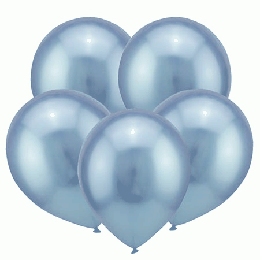 Шар латексный ' Браво ' зеркальный 12'/30см Mirror синий