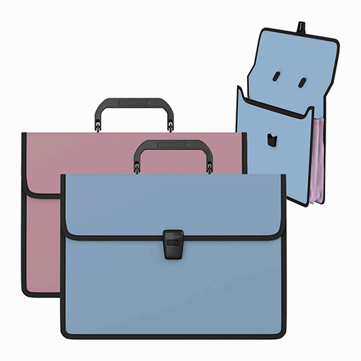 Портфель ' Erich Krause ' А4 Matt Manga (ассорти), пластиковый, 2 отделения, текстильная вставка(Портфель пластиковый с 2 отделениями с текстильной вставкой формата А4 из высококач