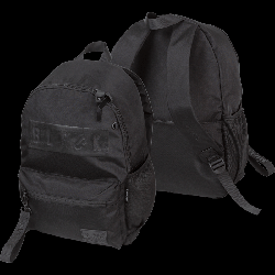 Рюкзак 'deVENTE. TOTAL BLACK' подростковый 44x31x20 см (19 л) 650 г, плотный износостойкий полиэстер с водоотталкивающей пропиткой, 1 просторное отделение на молнии (с одной сторон