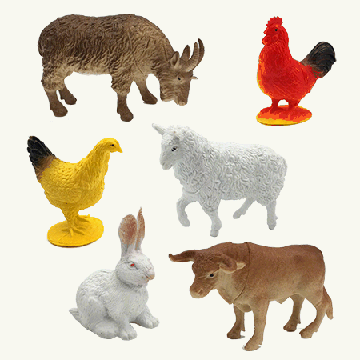 Набор животных ' My Farm ' в наборе: животные - 6шт, ПВХ пакет