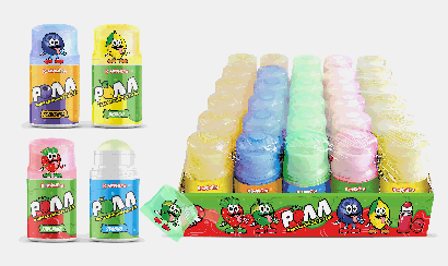 РОЛЛ жидкая конфета-гель, блок 30 шт. (20г х 30 х 20)