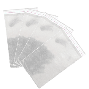 Пакет с клеевым клапаном 40*60см 25мкм, размер клеевого клапана 5см, 100шт в упаковке