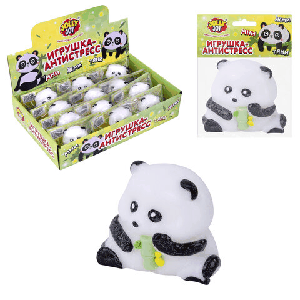 Игрушка-антистресс 'ПАНДА', 6 см, дисплей, JOLLY JOT (ДЖОЛЛИ ДЖОТ), 665815