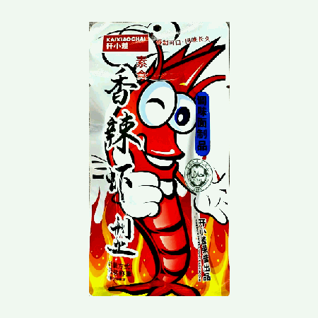 Лапша с приправами (соевое мясо) 'Креветки' 18г ZD0478 (30шт./уп.; 14уп./кор.)