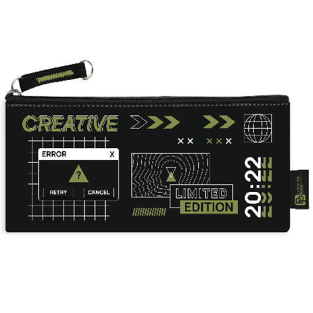 Пенал. ТЕХНО. Материал: микрофибра на ПВХ-основе. Комплектность: без наполнения. Размер: 19.5х9 см. Количество отделений - 1. Застёжка - молния. Материал собачки: лента репсовая. Ф