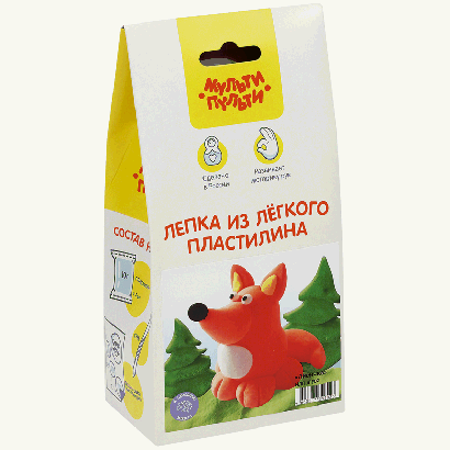 Набор для лепки из легкого пластилина Мульти-Пульти 'Лисичка'