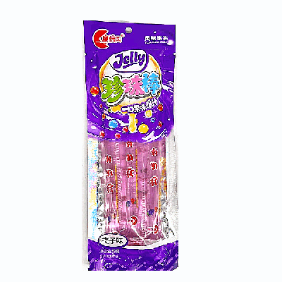 Жидкий мармелад, Jelly, 5 взрывных палочек, со вкусом винограда, 63гр. (20шт. в уп./15уп в кор.)