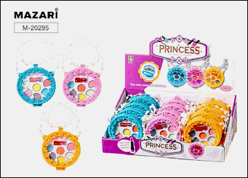 Набор детской декоративной косметики Кружево (помада, тени для век, спонж), блистерная упаковка