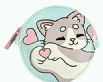 Кошелёк. ВЛЮБЛЕННЫЙ КОТИК. Материал: искусственная кожа. Размер: 9х9 см. Количество отделений - 1. Застёжка - молния. Отделка: цифровая печать. Индивидуальная упаковка: ПЭТ-пакет.