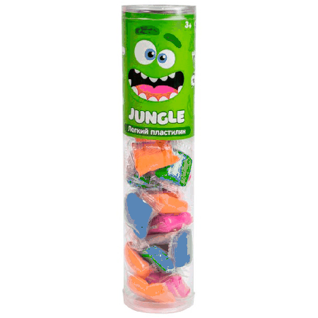Легкий пластилин Crazy Clay ТМ, набор Jungle (max)