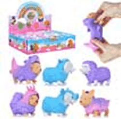 Игрушка-антистресс 'Животные с одеждой' в пакете