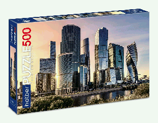 'Premium' ПАЗЛЫ-ИГРА для детей 500 элементов А2ф 480х330мм -Небоскребы-