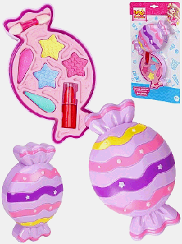 Набор детской косметики 'Конфетка' (сухие тени, помада, аппликатор), планшет ( Арт. КС-1899)