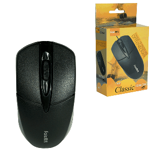 Мышь ' FaisON ' M117 Classic проводная оптическая, 2 кнопки, черная, 1600 DPI, кабель USB