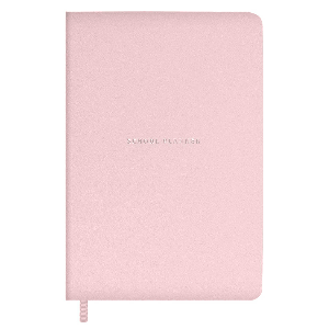 Планинг школьный, ПЛОНЖЕ РОЗОВЫЙ формат А5, 80 л., твёрдый переплёт. Обложка: искусственная кожа 'Плонже', тиснение фольгой, 2 листа с наклейками в комплекте, карман на форзаце, уг