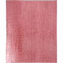 Тетрадь 96л А5ф клетка на скобе Обл. Бумвинил METALLIC Розовая