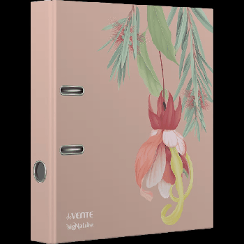 Папка с арочным механизмом 'deVENTE. sigNATURE' A4 75 мм PP картонная разобранная, металлическая окантовка, запечатка форзаца, наварной карман с этикеткой, с рисунком