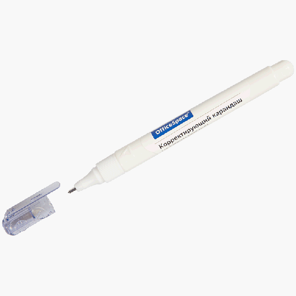 Корректирующий карандаш OfficeSpace, 04мл, металлический наконечник ручка