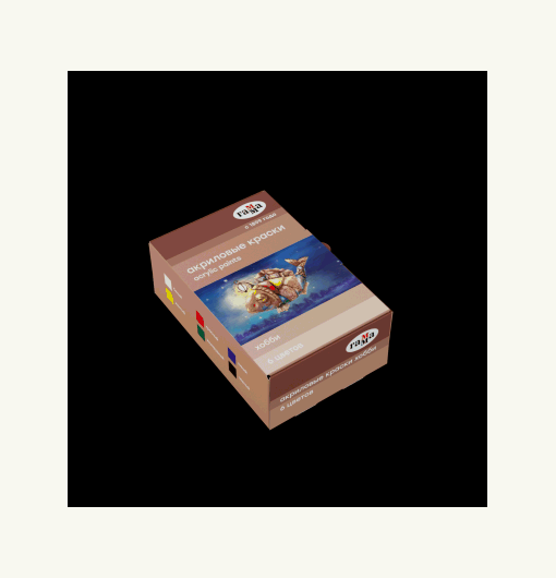 Акрил декоративный, 6 цветов, 20 мл