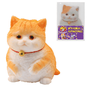 Игрушка-антистресс МЕГА СКВИШ 'Пухлый кот', 12 см, JOLLY JOT (ДЖОЛЛИ ДЖОТ), 666568
