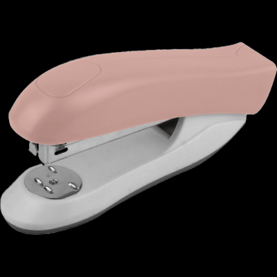 Степлер 'deVENTE. sigNATURE' 24/6&26/6 (мощность 20 листов, глубина скрепления 60 мм) пластиковый, в картонной коробке, цвет пудрово-розовый