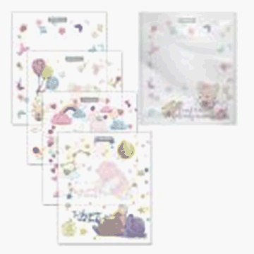 Набор пластиковых обложек ErichKrause Cute Animals для тетрадей и дневников, 212х347мм, 80 мкм, ассорти (пакет 12 шт.)