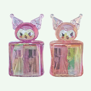 Точилка 'Стеклянная коллекция', 2 отверстия, микс 2 вида, 77412 Точилка 'Стеклянная коллекция', 2 отверстия, микс 2 вида