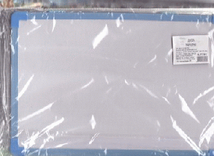 Доска маркерная ' KWELT ' пластик 30*20см, в комплекте: маркер со стирателем, цвет - голубой, на шнурке, пакет, европодвес