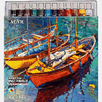 Краски масляные художественные 'deVENTE' 48 цветов по 12 мл, в алюминиевых тубах, в картонной коробке