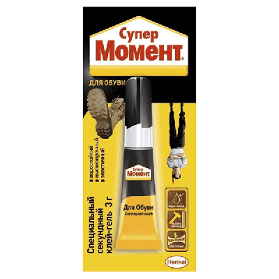 Клей ' Момент ' 3гр Супер, для обуви