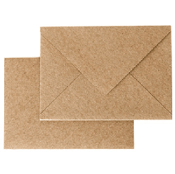 Конверт-крафт С5 162*229мм клеевой слой, треугольный клапан, 90г