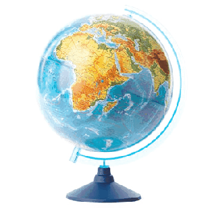 Глобус физический Globen, 40см, на круглой подставке