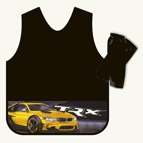 Фартук-накидка ' Пчелка ' с нарукавниками Yellow Car 568*405мм, ткань, упаковка с европодвесом мал