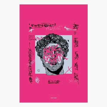 Тетрадь для записей А4 скоба 48л. клетка 'Freedom art' для конспектов без полей