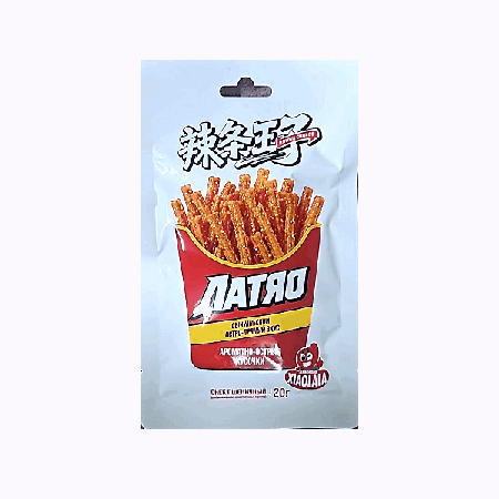 Лапша с приправами (соевое мясо) 'Летяо' сычуанский остро-пряный вкус, 20г (30шт./уп.; 10уп./кор.)