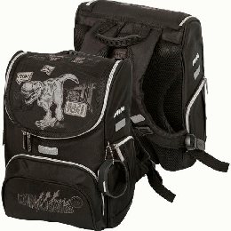 Ранец 'deVENTE. Mini. Raptor City' школьный жесткий 35x26x20 см (15 л), вес 800 г, 1 отделение на замке с карманом для учебников, 1 передний карман на молнии, 2 боковых кармана на