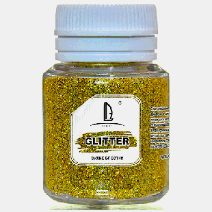 Блестки декоративные ' Luxart ' 20мл голографическое золото