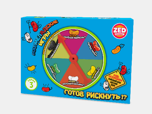 МАРМЕЛАДСКИЕ ИГРЫ набор 3 серия, блок 1 шт. (120г х 24)