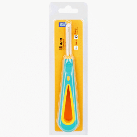 Шило канцелярское OfficeSpace, с крючком, диаметр 2мм, европодвес