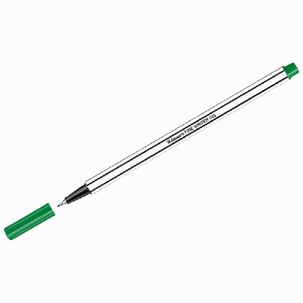 Ручка капиллярная Luxor 'Fine Writer 045' зеленая, 0,8мм