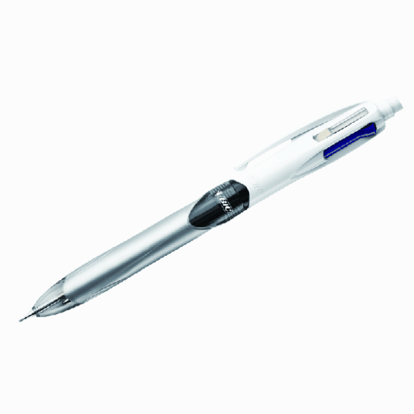 Ручка шариковая автоматическая Bic '3+1HB' 3цв.+механический карандаш, 1,0мм