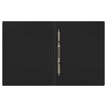 Папка с пружинным скоросшивателем OfficeSpace 'Вита' А4, 17мм, 500мкм, пластик, черная