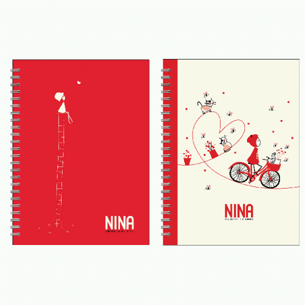 Зап книжка 60л кл А6 евросп выб УФ двойной Ак. Nina