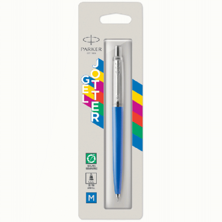 Ручка гелевая Parker 'Jotter Orig Blue' синяя, 0,7мм, кнопочн., пластик. корпус, блистер