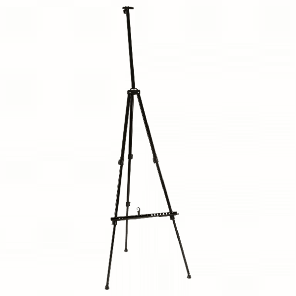 Мольберт алюминиевый переносной с полкой и держателем для кистей Гамма 'Студия' 110*106*184см, с чехлом